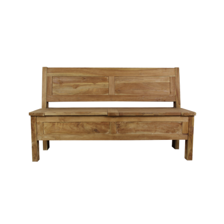 Banc coffre en bois