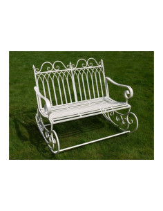 Banc rocking chair en métal...