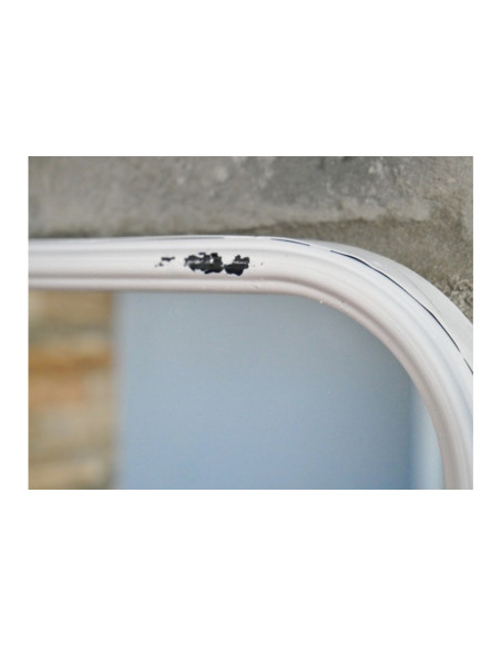 Miroir en métal avec tablette 70 cm