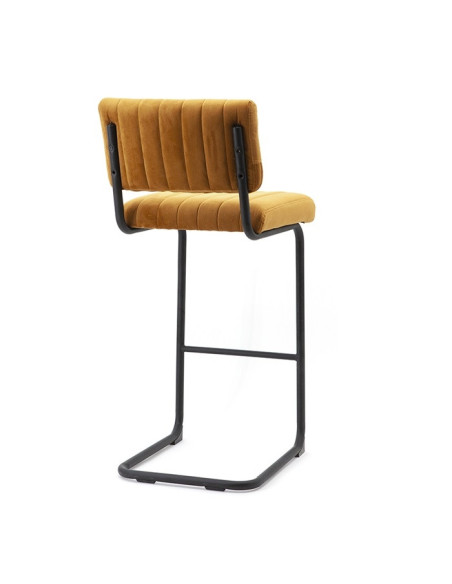 Set de 2 Chaises de bar haute en velours Operator