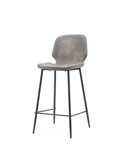 Lot de 2 Chaises hautes de bar à 4 pieds