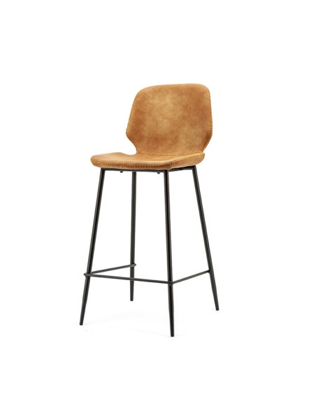 Lot de 2 Chaises hautes de bar à 4 pieds