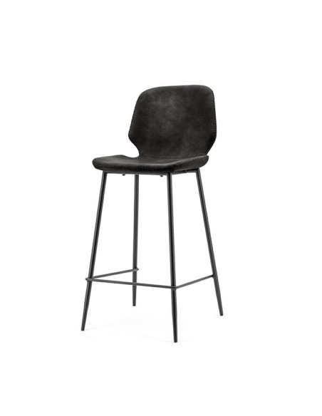 Lot de 2 Chaises hautes de bar à 4 pieds