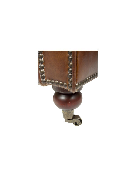 Fauteuil brooklyn chesterfield en cuir 1 place