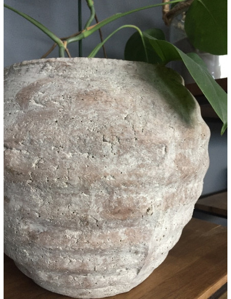 Vase cache-pot en terre cuite diamètre 30 cm