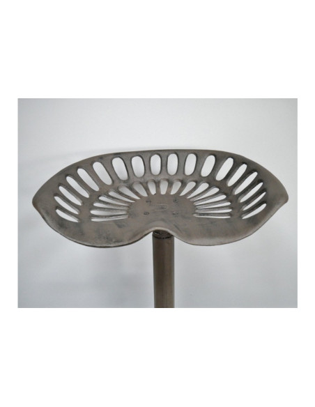 Tabouret siège de tracteur en métal hauteur réglable