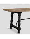 Table rectangulaire en vieux pin 250 cm