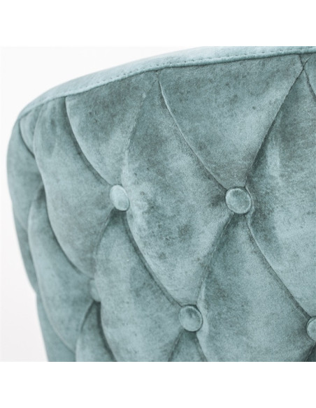 Fauteuil lounge confortable en tissu Paulette