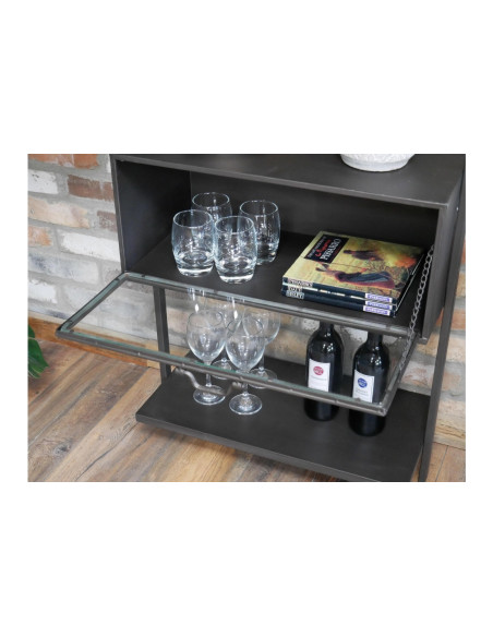 Etagère bibliothèque indus à fixer au mur