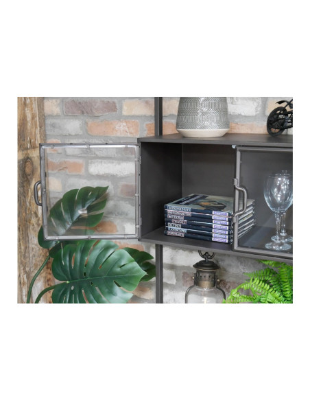 Etagère bibliothèque indus à fixer au mur