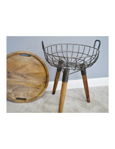 Table d'appoint avec panier... 2