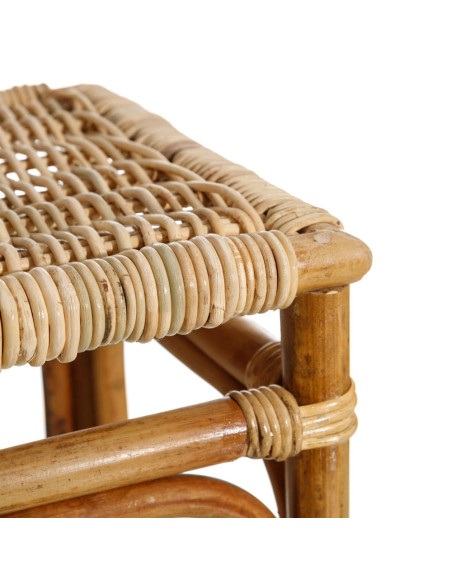 Tabouret en rotin naturel