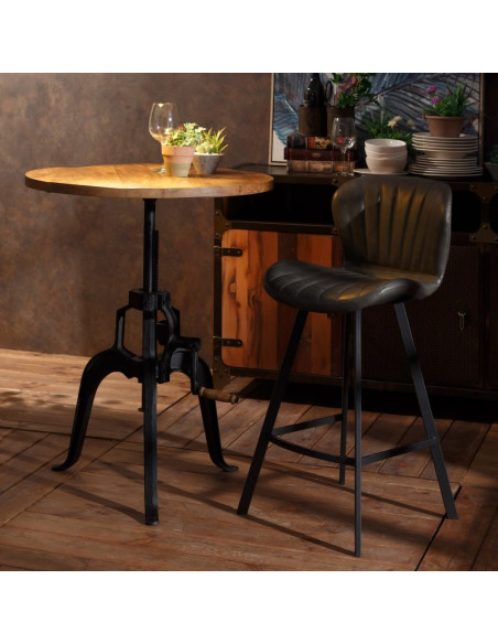 Lot de 2 Tabourets de bar vintage style coquille