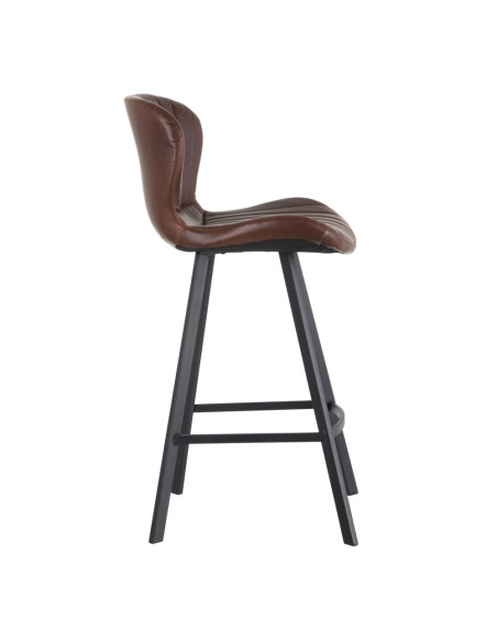 Lot de 2 Tabourets de bar vintage style coquille