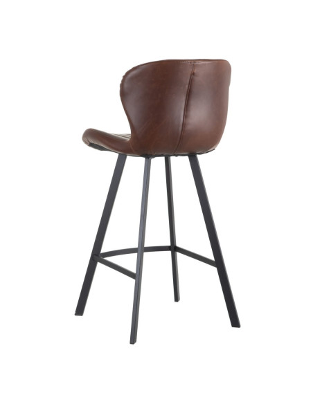 Lot de 2 Tabourets de bar vintage style coquille