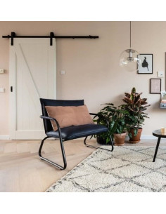 Fauteuil industriel en cuir... 2