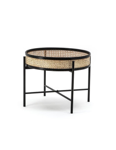 Table basse ronde en rotin... 2