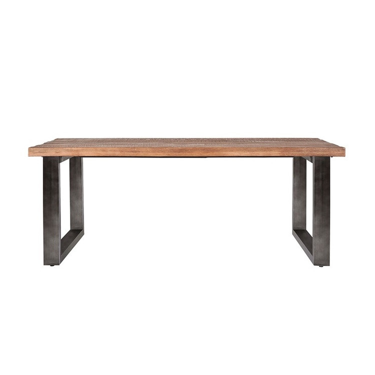 Table à manger en métal et bois...