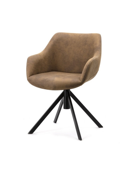 Petit fauteuil coque à pied pivotant Menno