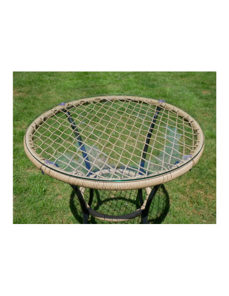 Ensemble de jardin en rotin et métal Amalfi