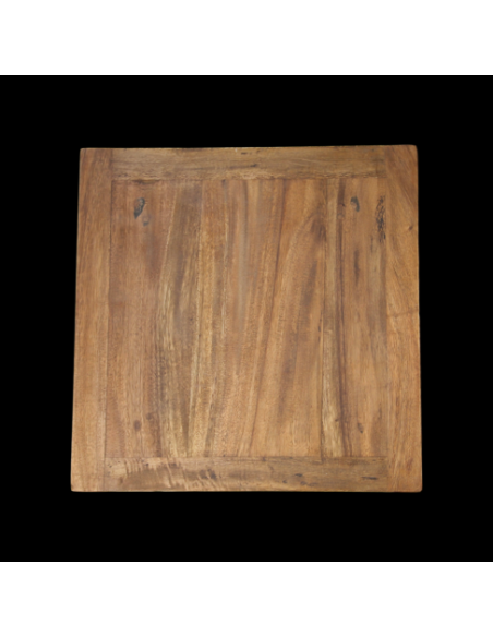 Table d'appoint carrée en teck massif
