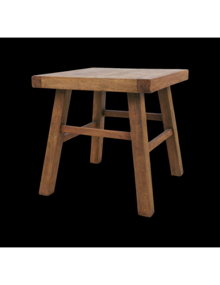 Table d'appoint carrée en teck massif