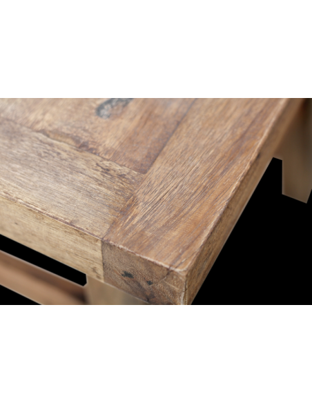 Table d'appoint carrée en teck massif