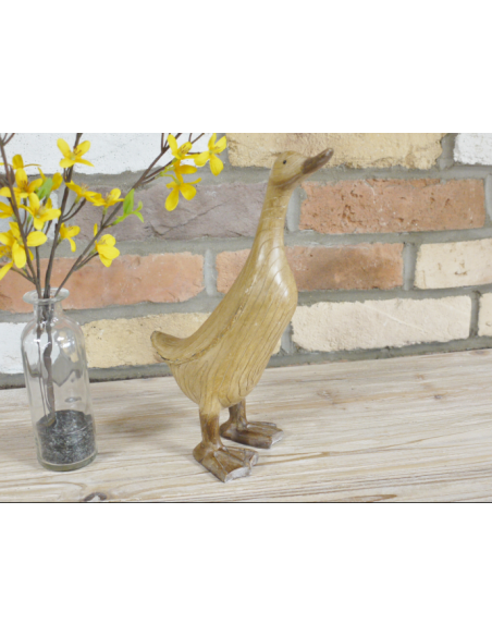 Canard décoratif imitation bois