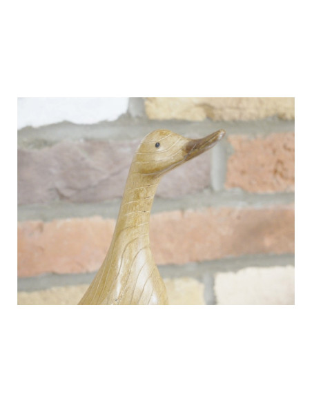 Canard décoratif imitation bois