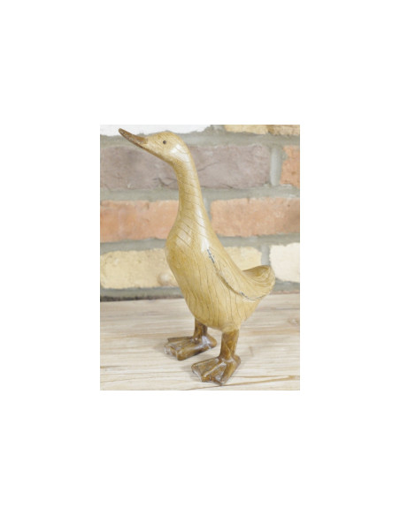 Canard décoratif imitation bois