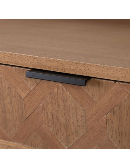 Meuble secrétaire bois et métal