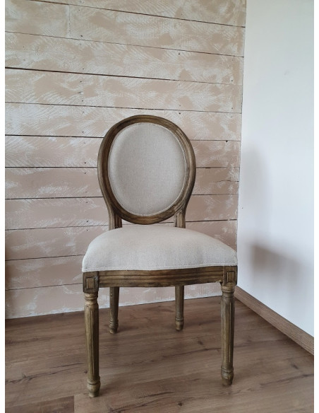 Chaise médaillon Louis