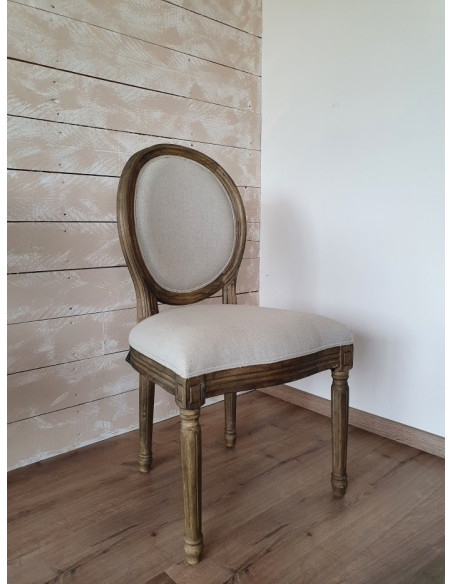 Chaise médaillon Louis