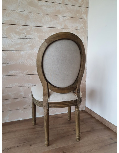 Chaise médaillon Louis