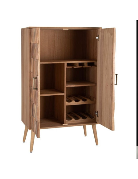 Armoire de salon originale en paulownia