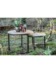 Lot de 2 tables gigognes... 2