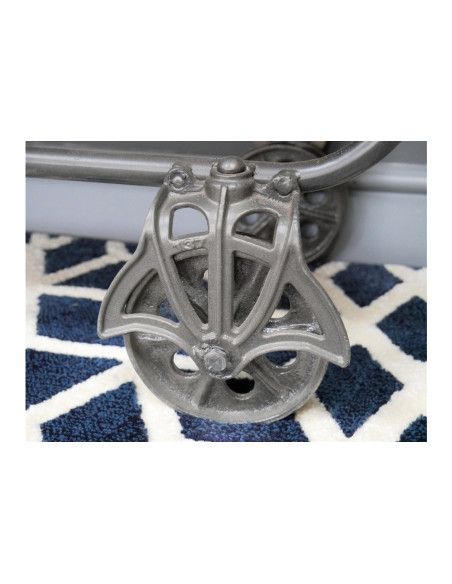 Meuble d'appoint sur roues avec multi-tiroirs et rangements