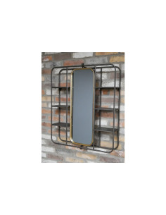 Miroir avec 6 étagères en... 2