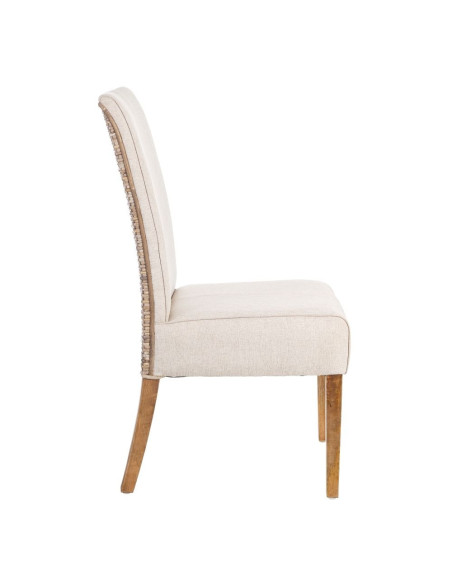 Chaise naturelle beige
