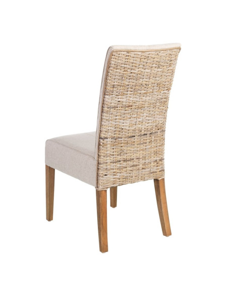 Chaise naturelle beige