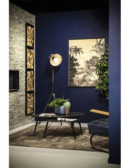 Déco murale rectangulaire Jungle en bambou 85 cm H