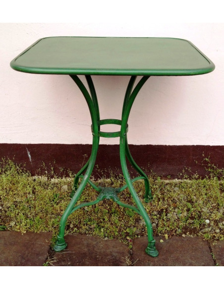 Table d'appoint carrée en fer forgé Arras 60 cm