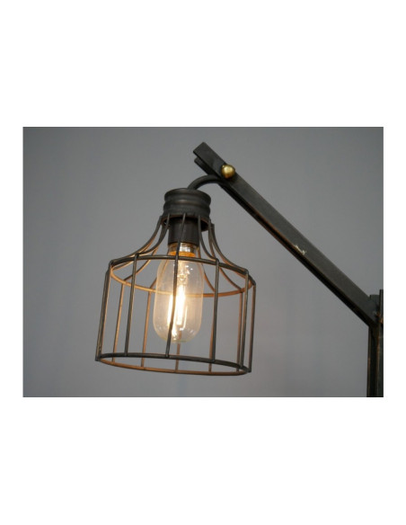 Lampe de bureau en métal Indus