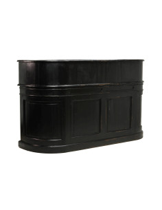 Comptoir de bar noir en...