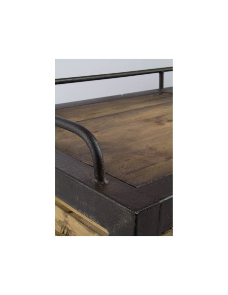 Enfilade indus en bois et métal avec caisses
