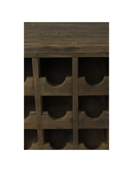 Buffet à vin avec casiers et tiroirs vintage
