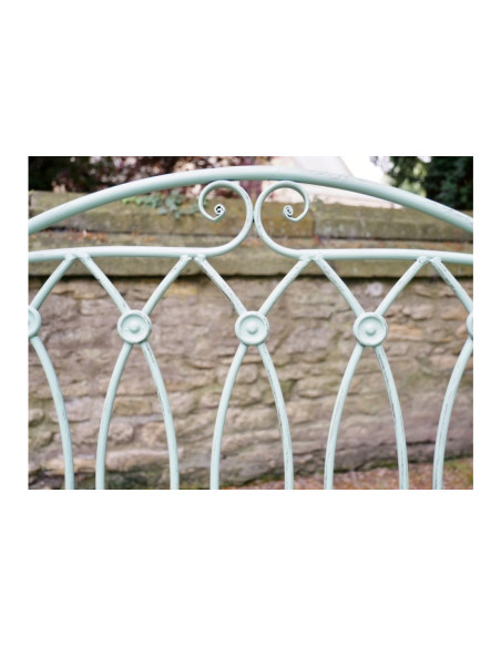 Double fauteuil de jardin avec table