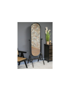 Miroir ovale sur chevalet...