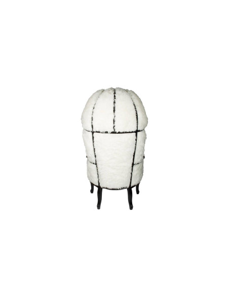 Fauteuil carrosse noir et blanc