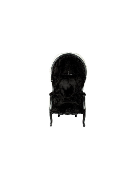 Fauteuil carrosse noir et blanc